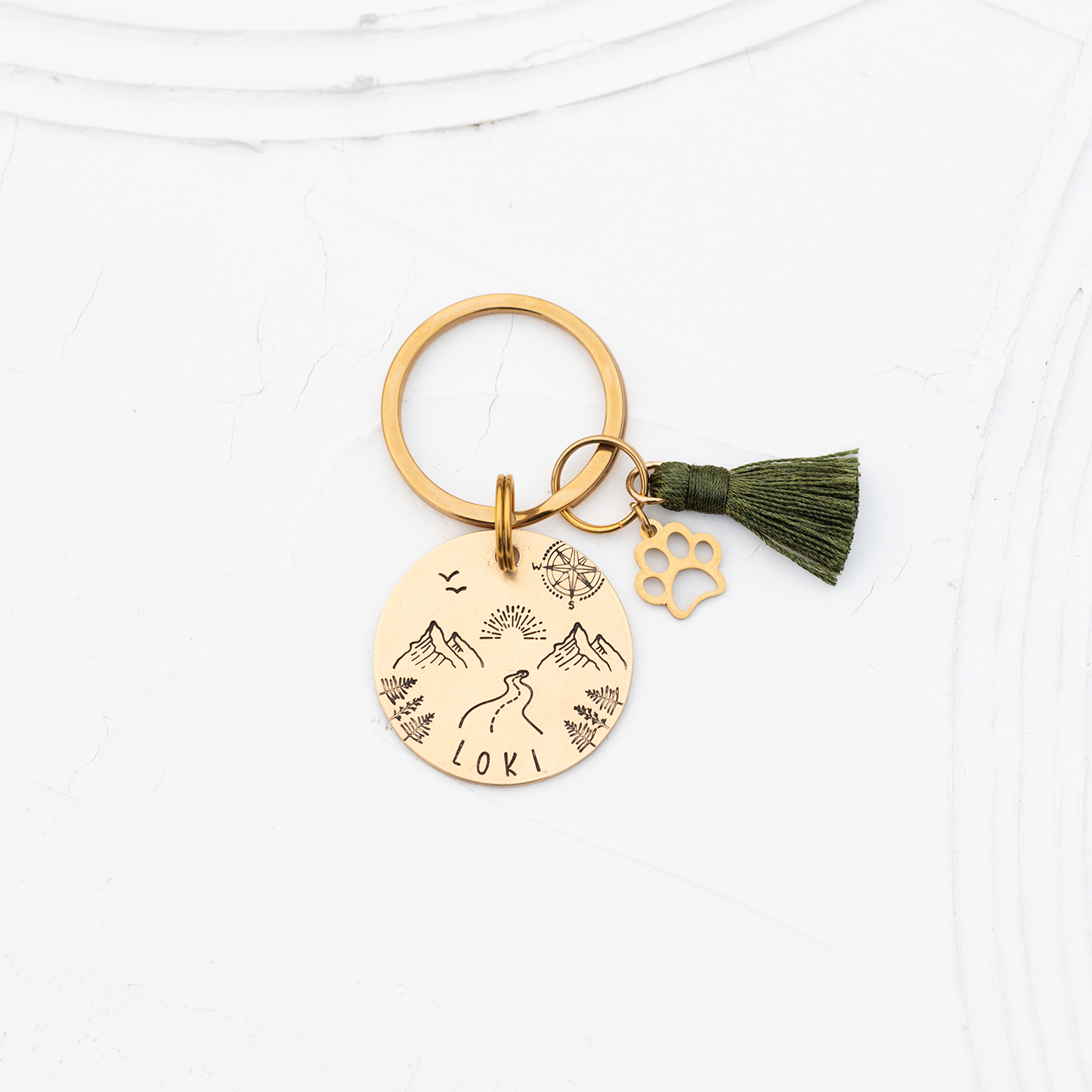 Personalisierte Hundemarke Rund Ø 30 mm