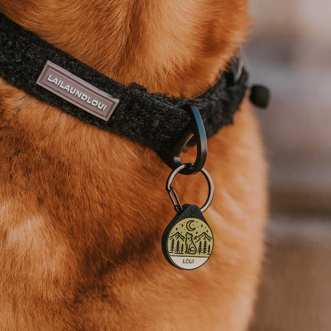 Silikon Hundemarke ® Khaki | Ø 25mm