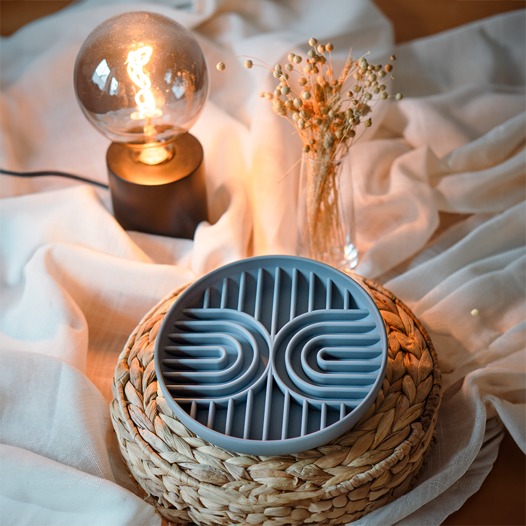 Boho Schleckmatte für Hunde THUNDER-GRAY