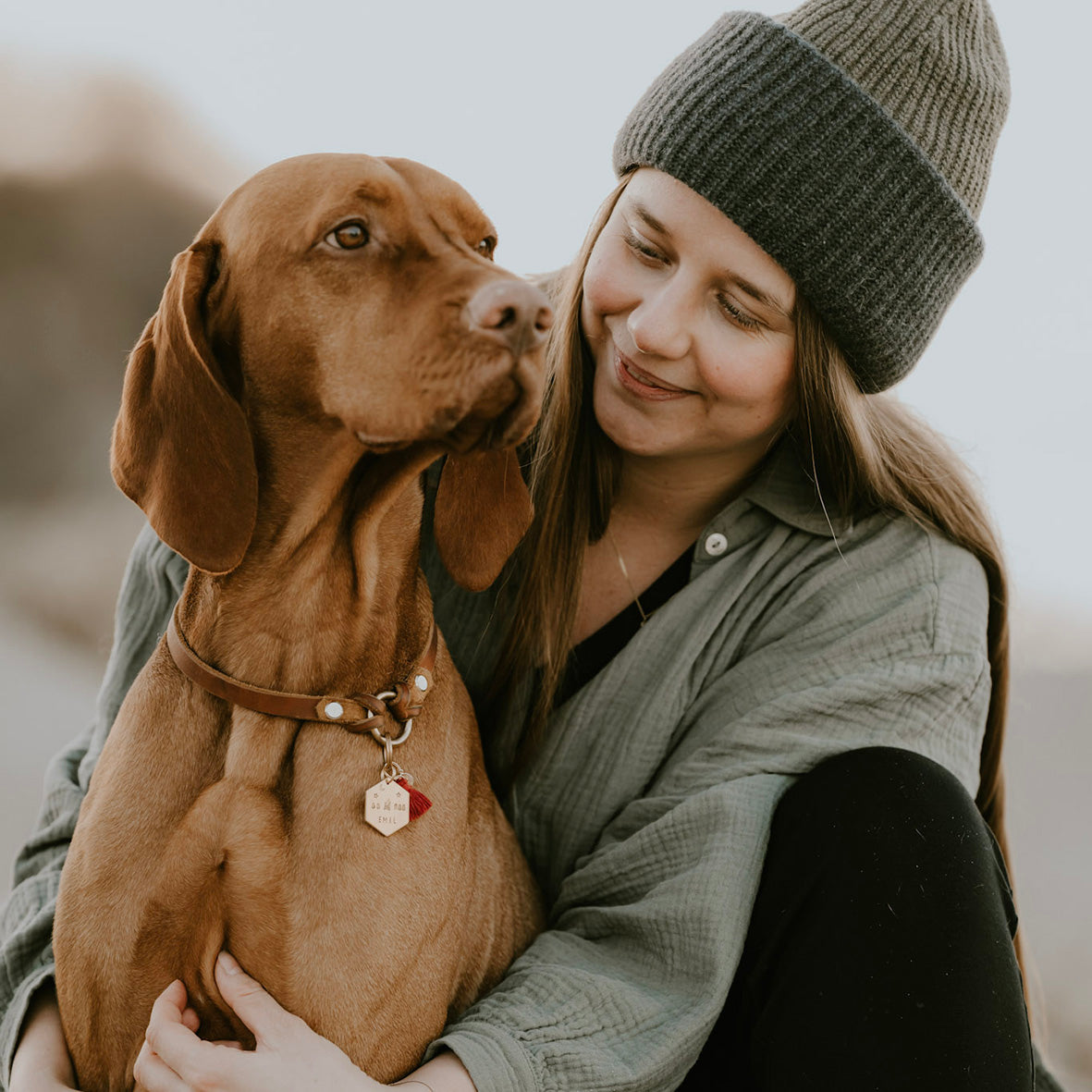 Personalisierte Hundemarke Sechseck Ø 25 mm