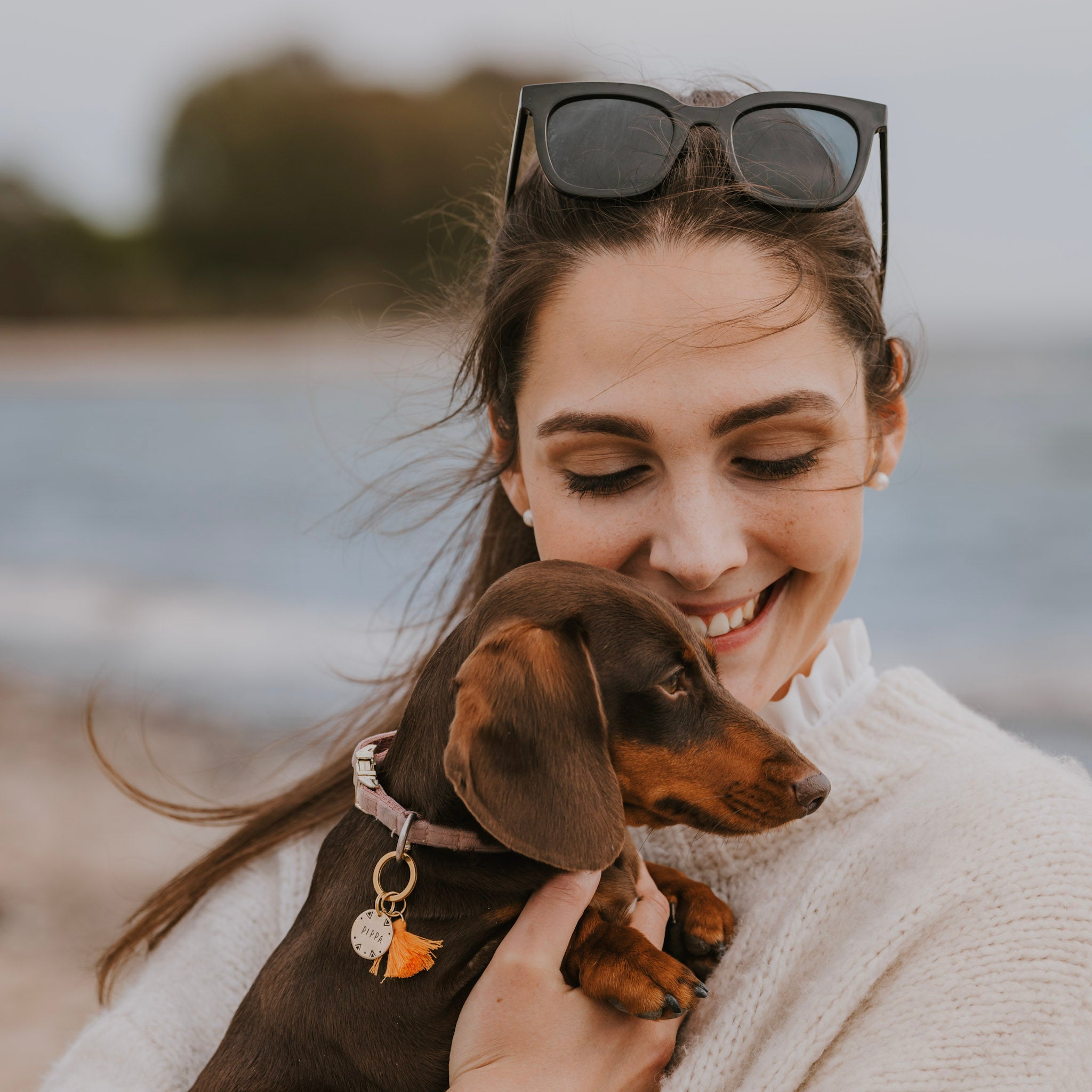 Personalisierte Hundemarke Rund Ø 20mm