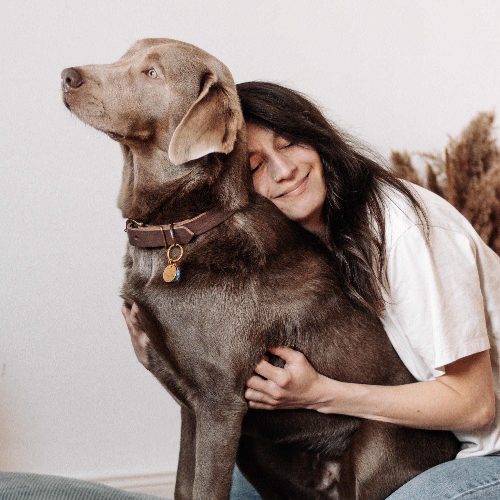 Personalisierte Hundemarke Rund Ø 25 mm