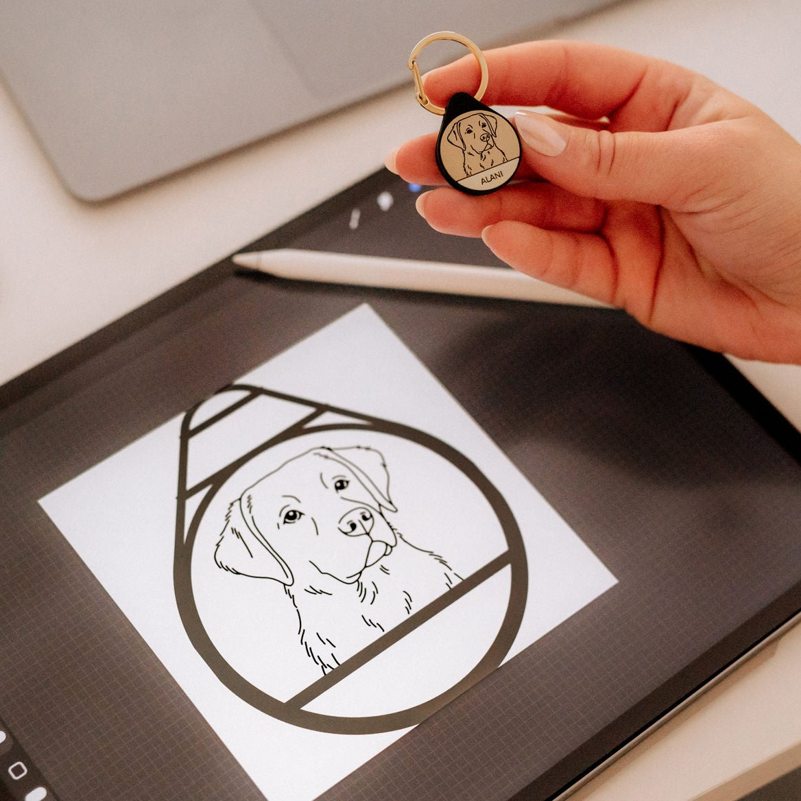 Individuelle Silikon Hundemarke 