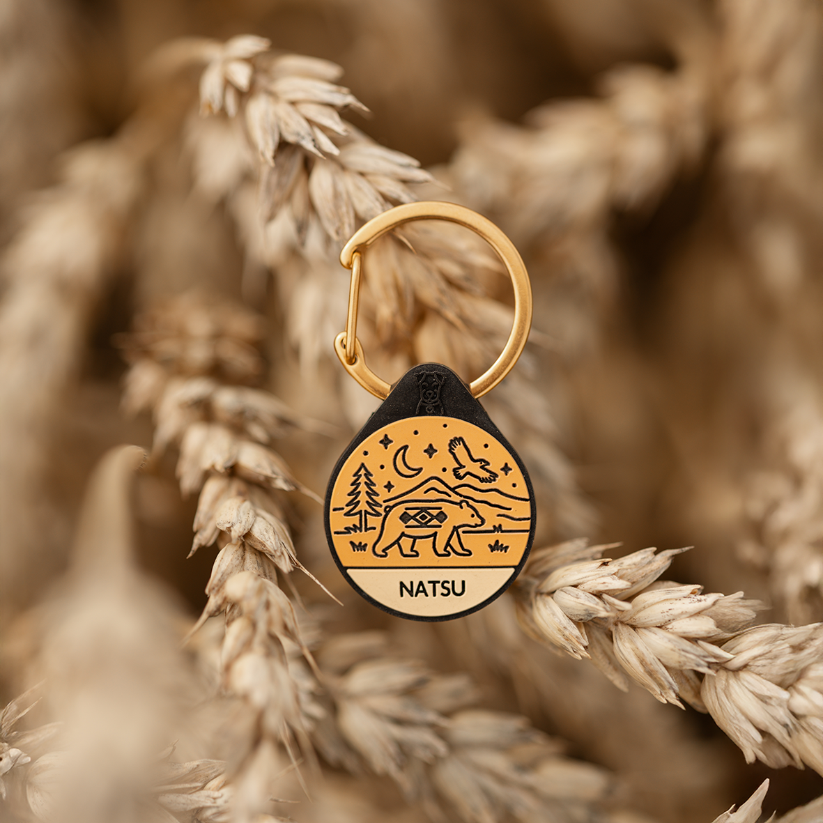 Silikon Hundemarke ® Terracotta | Ø 25mm